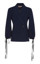 Brock Collection Pandolfi Tie-sleeve Wool Linen-blend Jacket