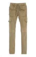 Greg Lauren Army Stretch Denim Cargo Pant