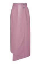 Eron Lucilla Faux Leather Wrap Skirt