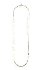 Diane Kordas Grey Quartz Id Tag Necklace