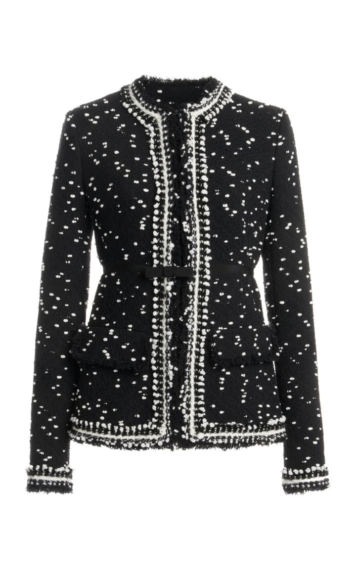 Moda Operandi Giambattista Valli Polka-dot Tweed Jacket