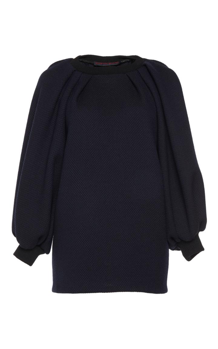Martin Grant Puff Sleeve Sweater