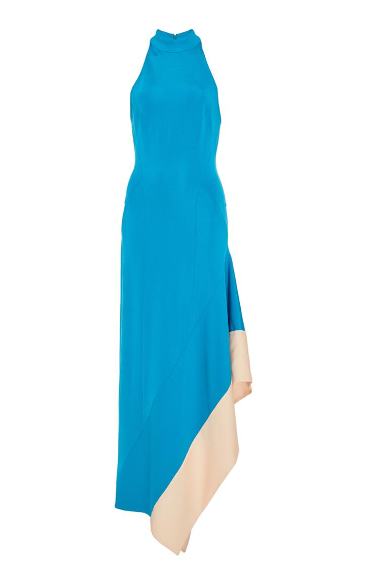 Galvan Aurora Halter Midi Dress