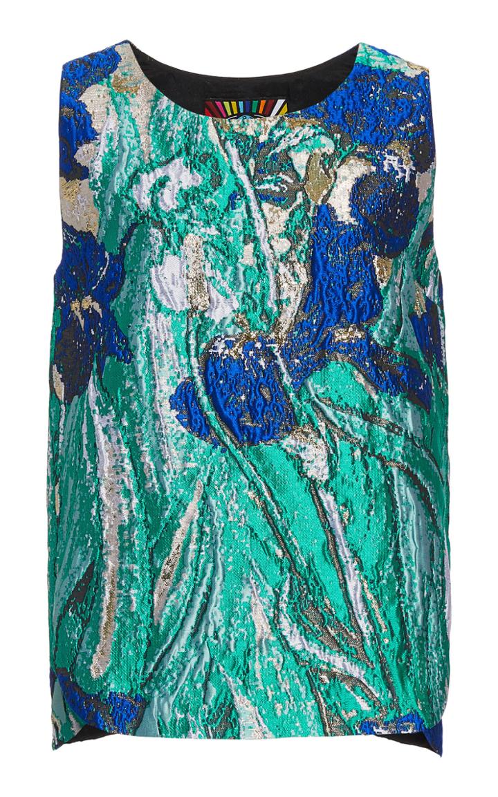 Moda Operandi Libertine Van Gogh's Irises Shell Tank Top Size: Xs