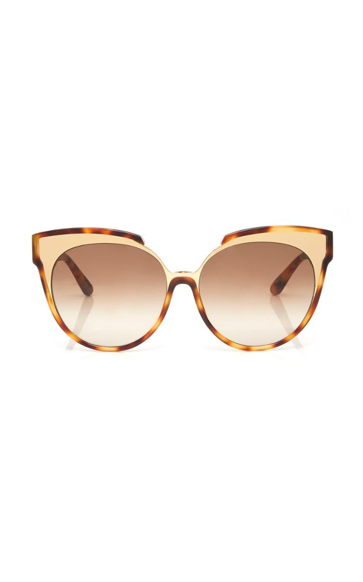Linda Farrow Cat-eye Tortoiseshell Acetate And Metal Sunglasses