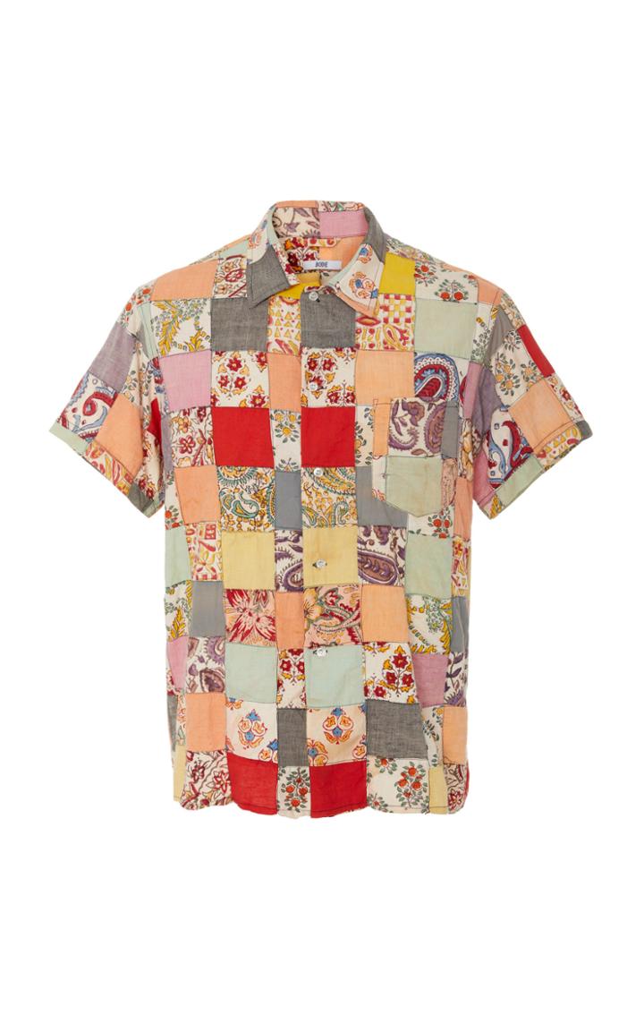 Bode Kolkata Patchwork Shirt