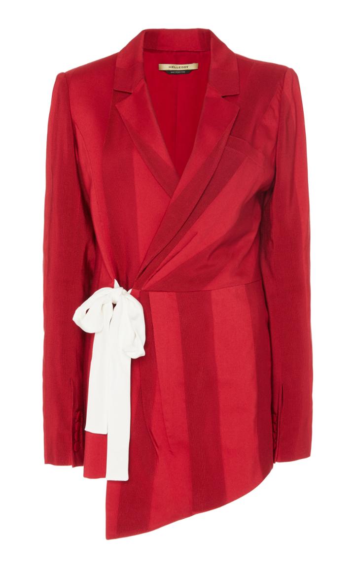 Hellessy Monroe Wrap Jacquard Jacket