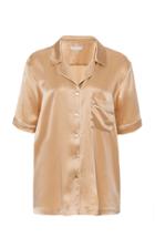 Moda Operandi Sablyn Rowan Button-down Silk Shirt Size: S