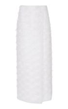The Row Kam Embellished Wool-blend Chiffon Skirt