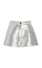 Moda Operandi Brandon Maxwell Tweed Mini Shorts Size: 4