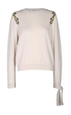 Dorothee Schumacher Eclectic Ease Embroidered Shoulder Sweater