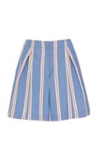 Moda Operandi Carolina Herrera Striped High-waisted Crepe Shorts Size: 0