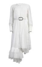 Anouki Belted Asymmetric Midi Dress