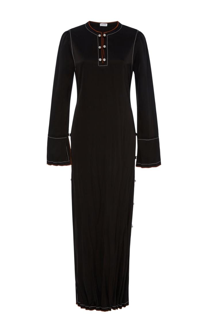 Loewe Embellished Satin Dress