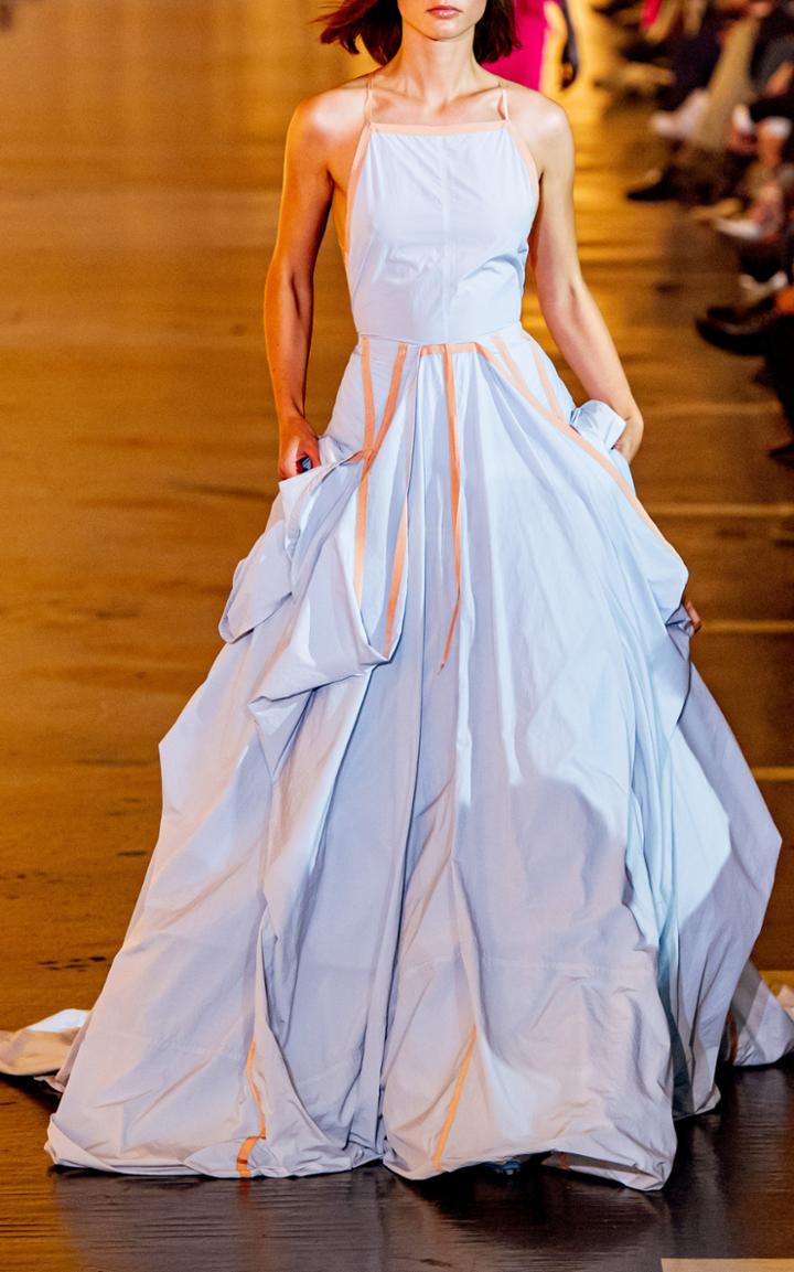 Moda Operandi Off-white C/o Virgil Abloh Couture Parachute Top Maxi Dress Size: 36