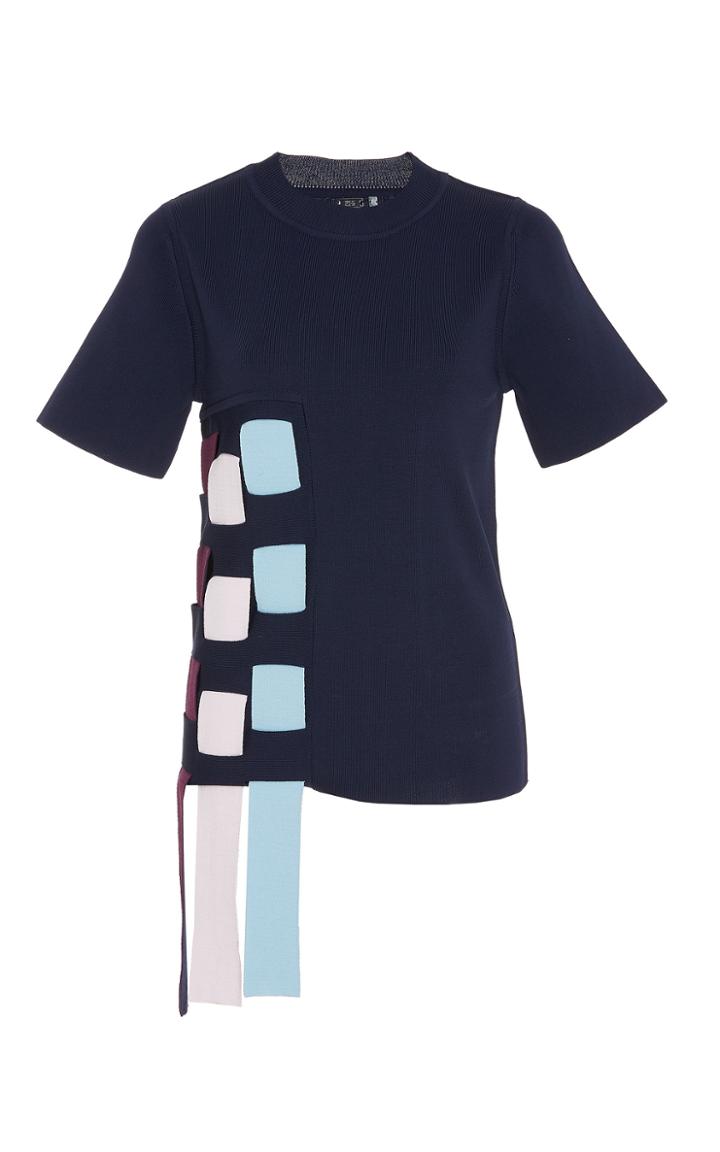 Ph5 Hebe Loose Stripes Knit Top