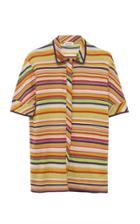Moda Operandi Kenneth Ize Striped Silk Shirt