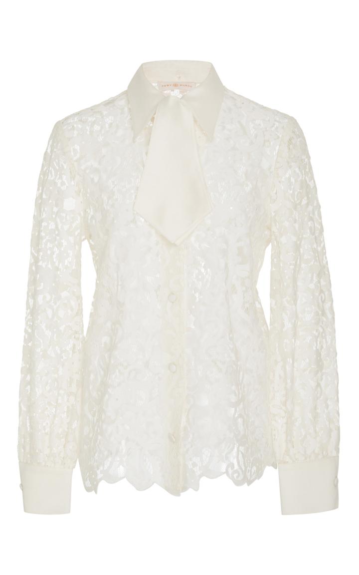 Tory Burch Rosie Classic Lace Top