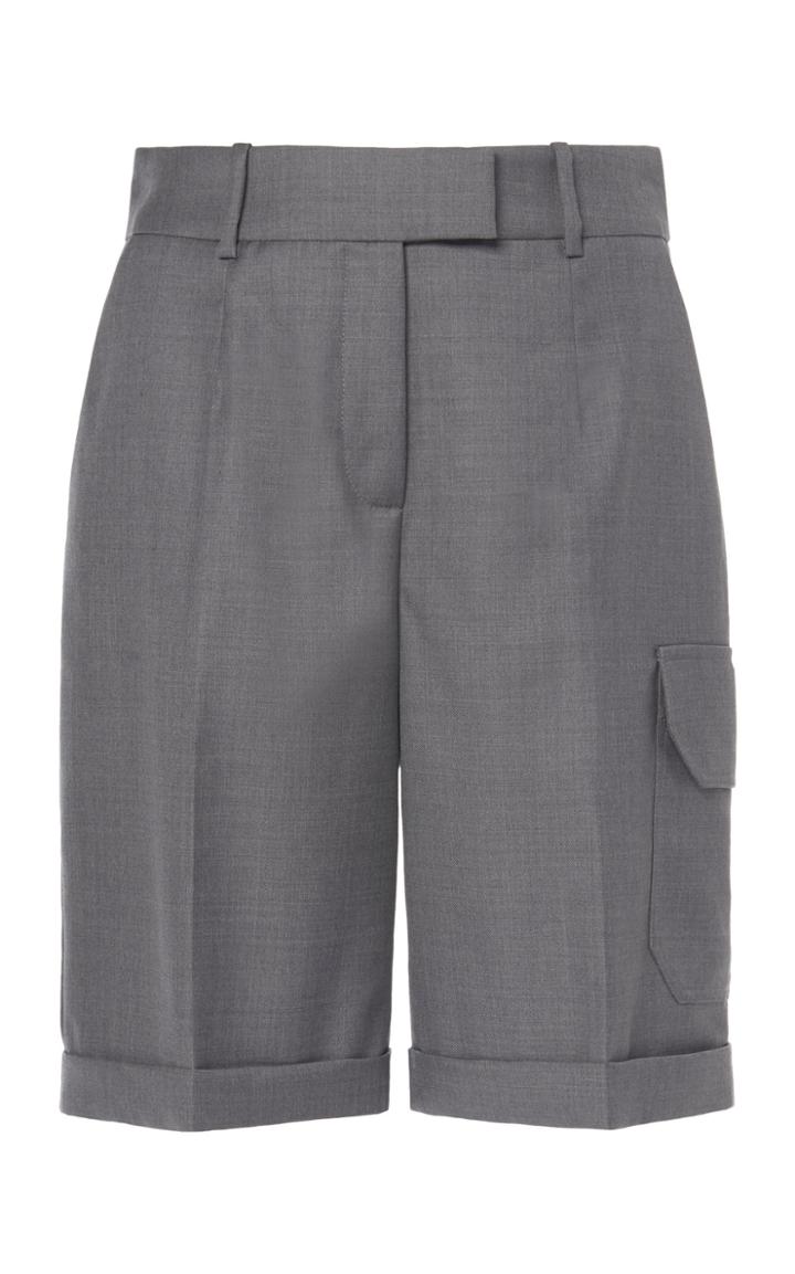 Moda Operandi Boyarovskaya Wool Cargo Shorts Size: M