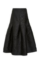 Co Floral Flare Midi Skirt