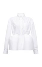 Moda Operandi Pushbutton Overblown Cotton Shirts Size: S