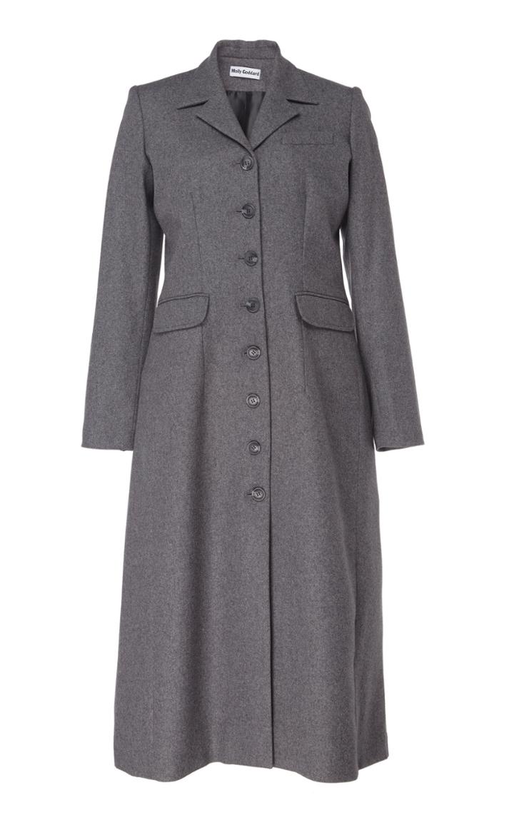 Molly Goddard Karolina Wool-blend Princess Coat