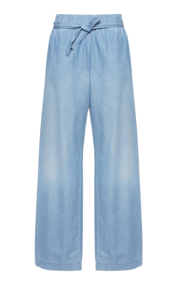 Fabiana Filippi Chambray Wide Leg Pant