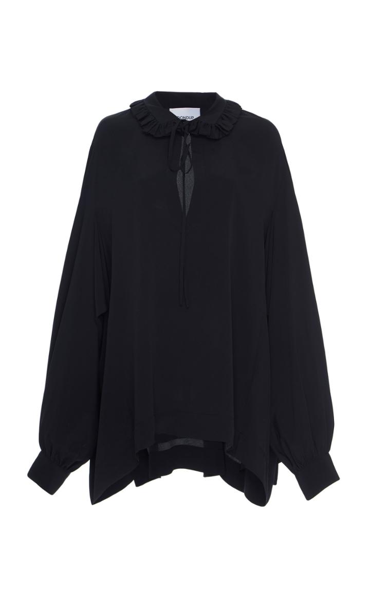 Dondup Ruffle Silk Blouse