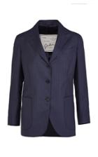Giuliva Heritage Collection Wool Dot Pinstriped Esther Blazer