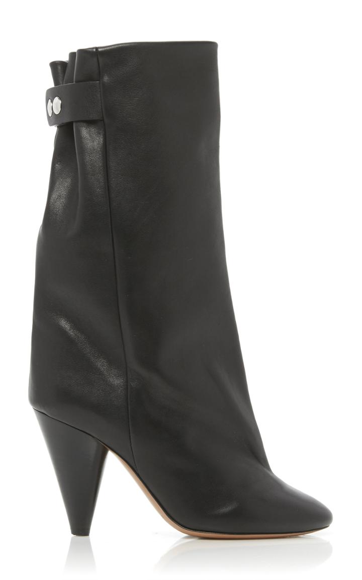 Isabel Marant Lakfee Leather Ankle Boots