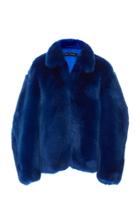 Sally Lapointe Faux Fur Short Jacket