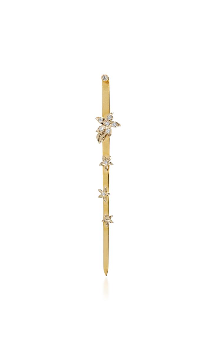 Foundrae Thorn Earring With Diamond Post