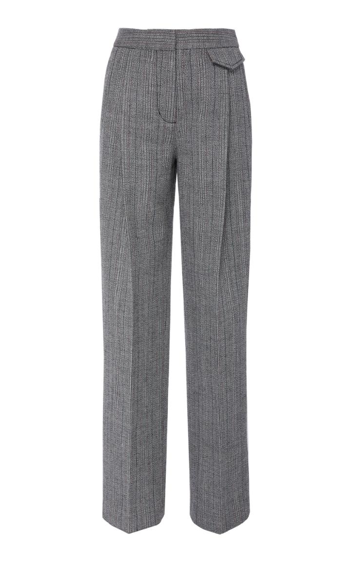 3.1 Phillip Lim High-waisted Straight-leg Tweed Pants