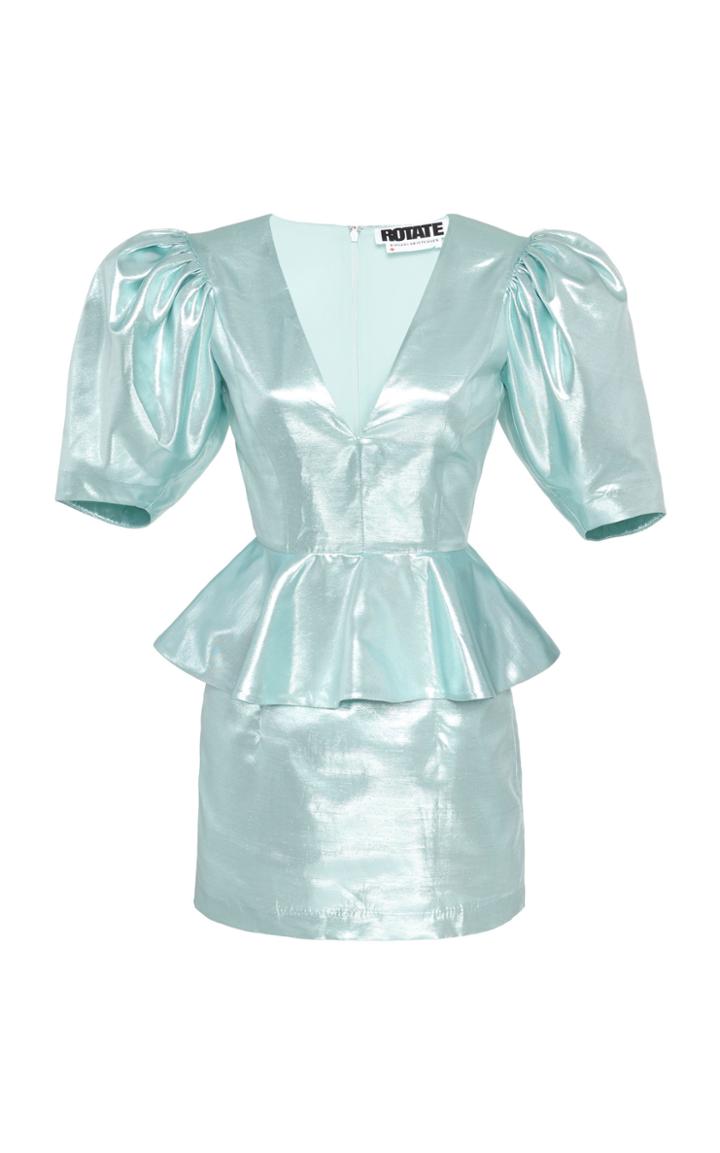 Rotate Mindy Short Sleeve Peplum Dress