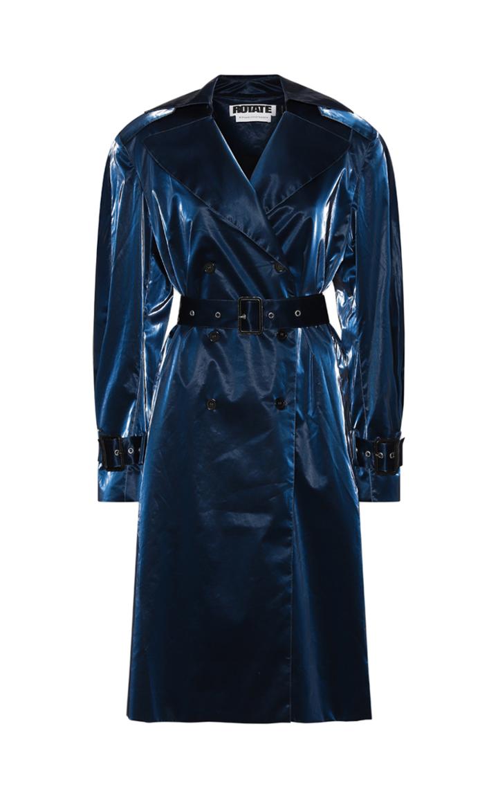Moda Operandi Rotate Loretta Coated-shell Trench Coat