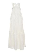 Amber Sakai Zebra Cross Back Dress