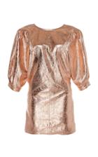 Isabel Marant Nadela Metallic Leather Dress