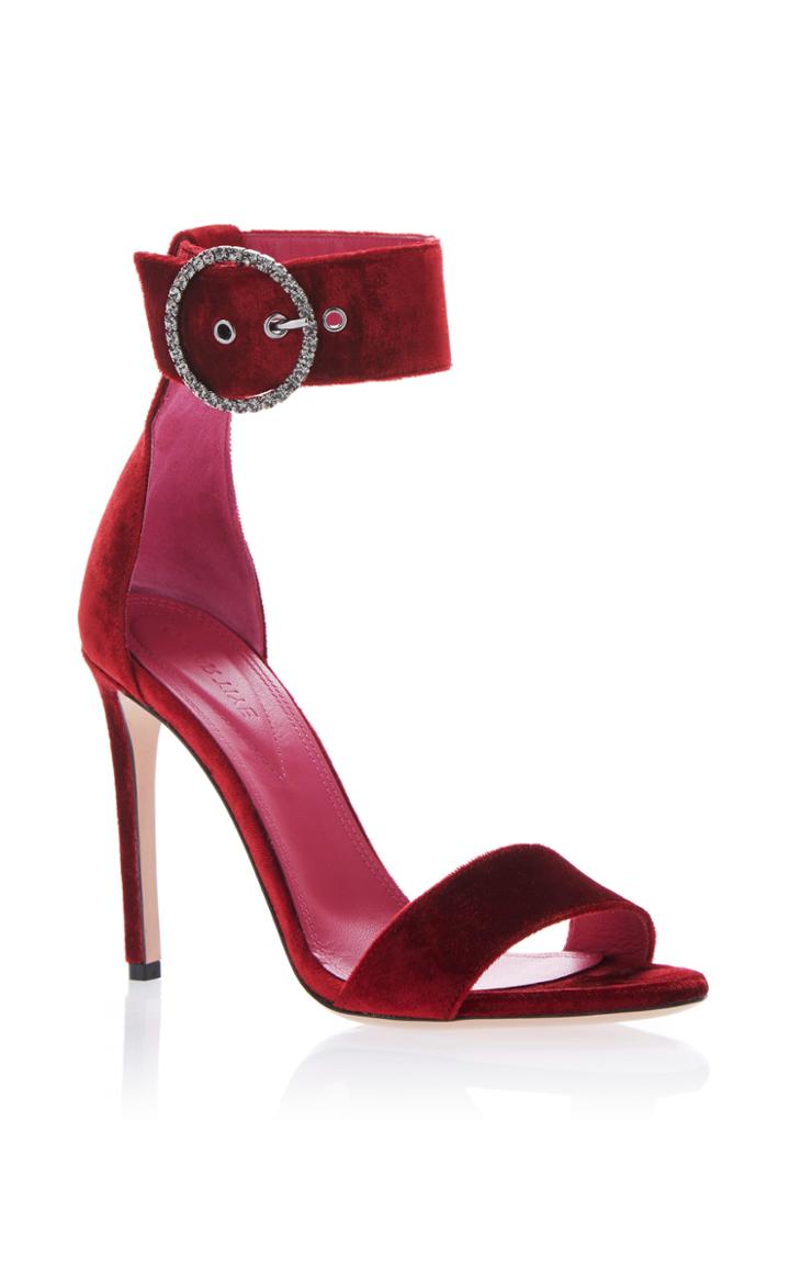 Oscar Tiye Erica Velvet Sandal