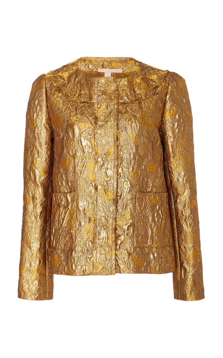 Brock Collection Pastor Metallic Jacquard Jacket