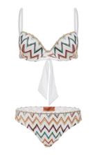 Missoni Mare Zig-zag Print Mesh Bikini