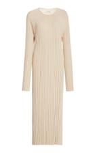 Loulou Studio Uturoa Ribbed Silk-blend Maxi Dress