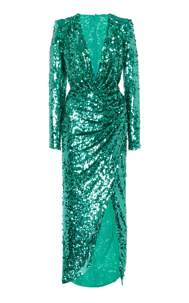 Zuhair Murad Sequin-embellished Crepe Gown