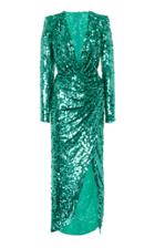 Zuhair Murad Sequin-embellished Crepe Gown