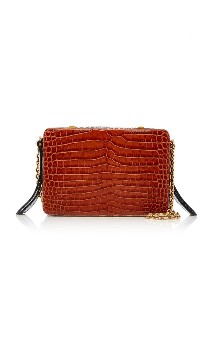 Lutz Morris Malloy Embossed Croco Crossbody