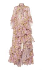 Giambattista Valli Floral Ruffle Dress