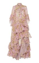 Giambattista Valli Floral Ruffle Dress