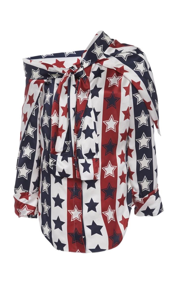 Hellessy Leandra Asymetric Silk Top
