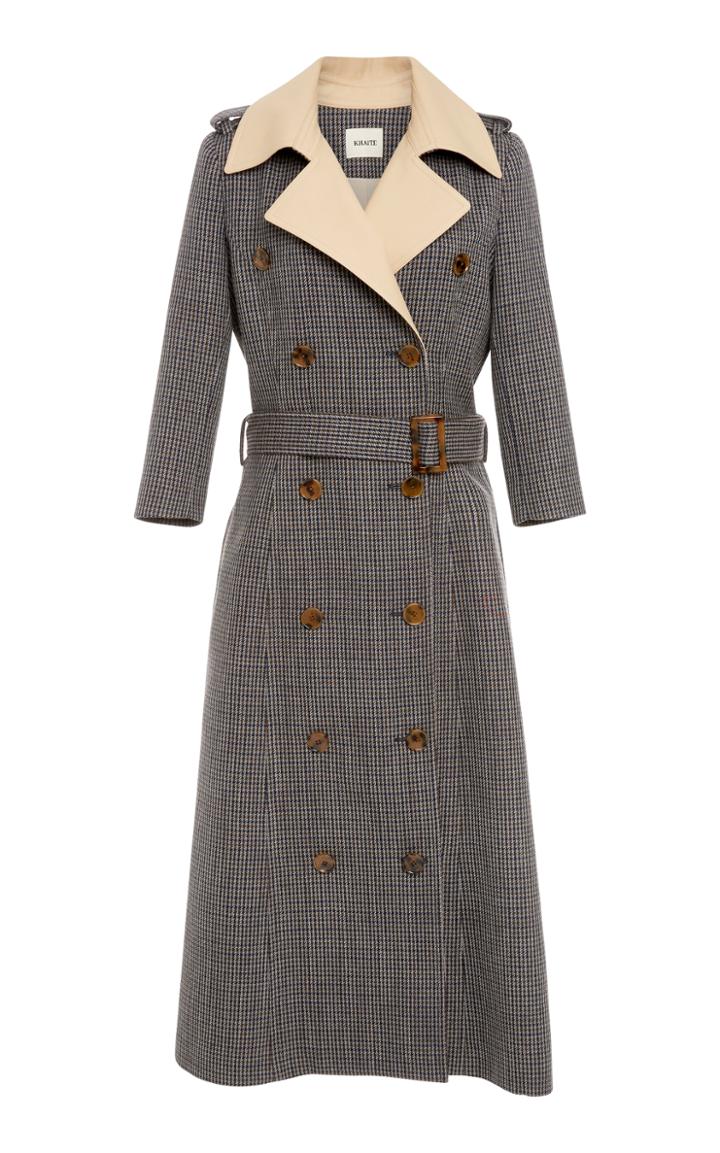 Khaite Charlotte Tweed Trench