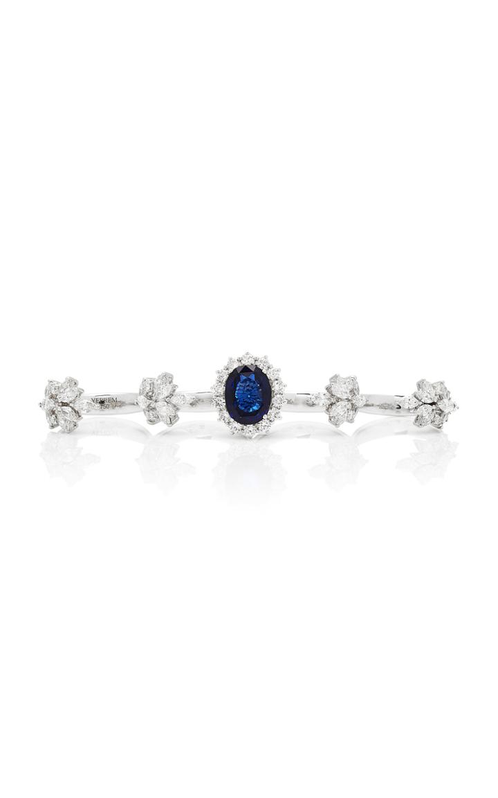 Yeprem Sapphire And 18k White Gold Four-finger Ring