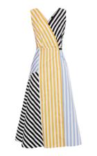 Anna October Contrast Day Striped Dress